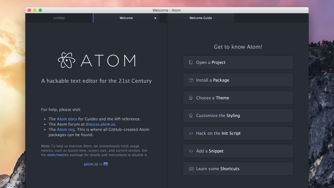 Atom v1.0がリリース