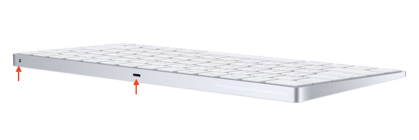 Apple Magic KeyboardのLightningポート