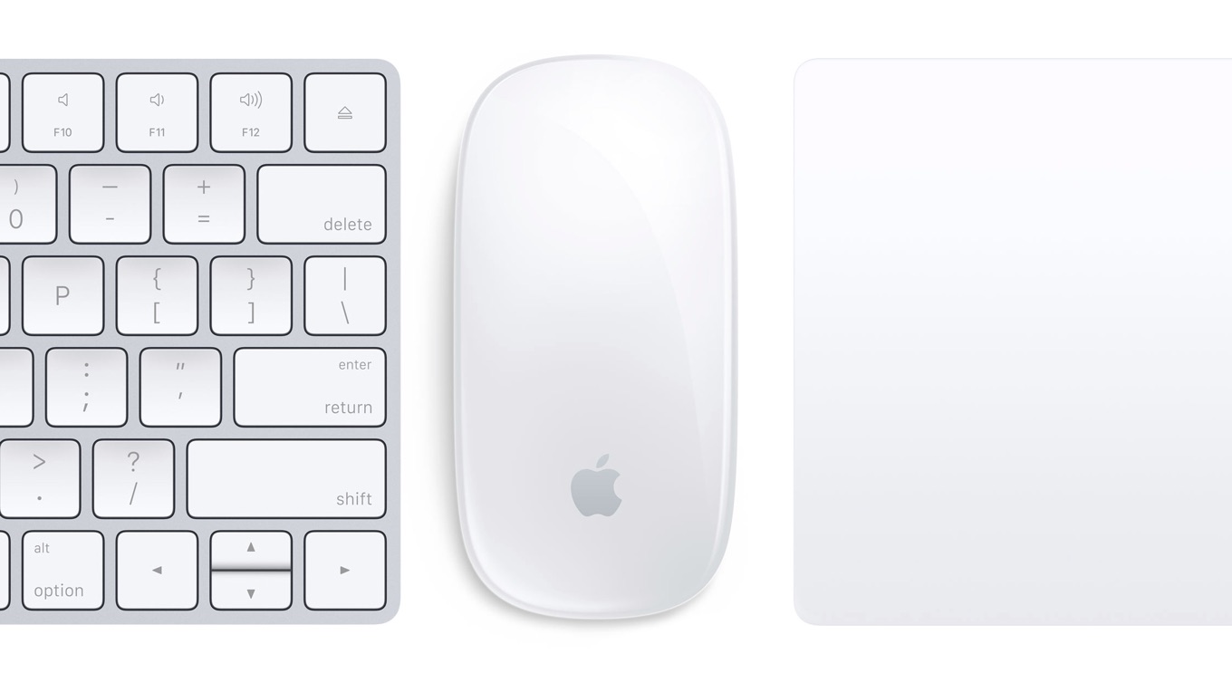 Apple Magic Keyboard and Mouse 2, Trackpad 2