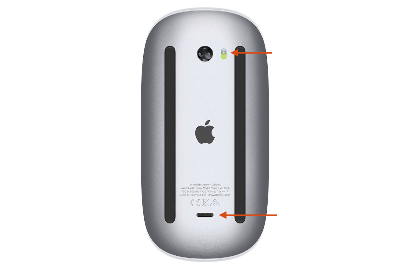 Apple Magic Mouse 2 Lightningポート