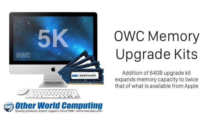 OWC Memory for iMac 5K