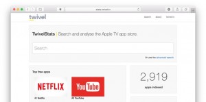 tvOSを搭載したApple TVのApp Store内のアプリを検索できるサイト「TwivelStats」が公開。