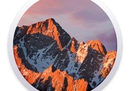 macOS Sierra 10.12 のロゴ。