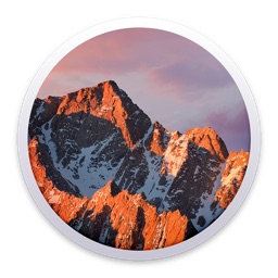 macOS Sierra 10.12 のロゴ。