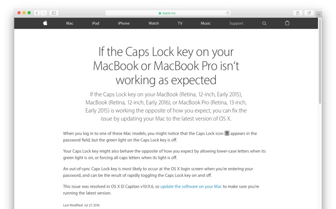 Apple-fix-MacBook-Caps-Lock-Key-issue-OS-X-10116