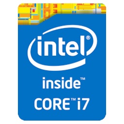 Intel Core i7のロゴ。
