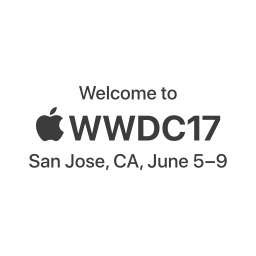 WWDC 2017の開催地と期間のロゴ