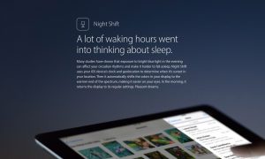 macOS Sierra 10.12.4の新機能「Night Shift」の使い方。