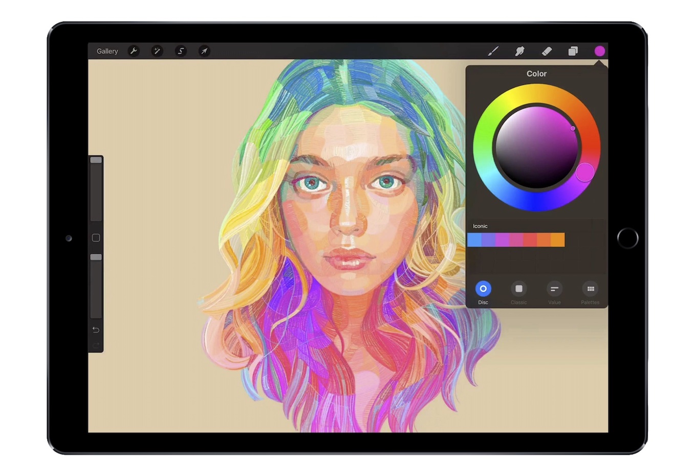 Procreate как нарисовать человека