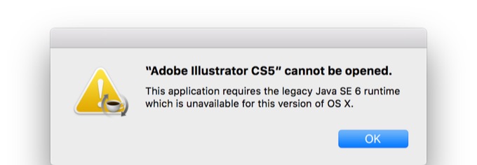 macOS 10.12 Sierraで非サポートとなったAdobe CS