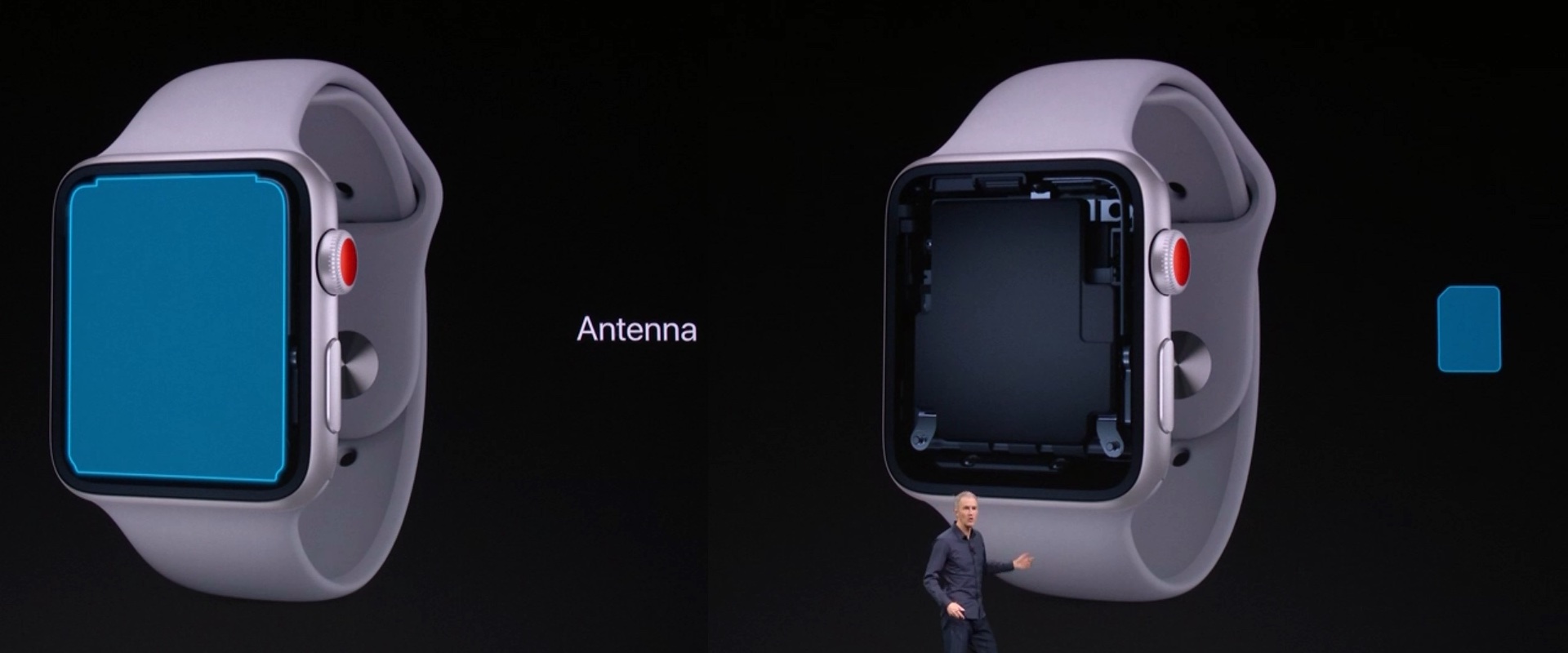 Apple Watch Series 3のAntennaとeSIM