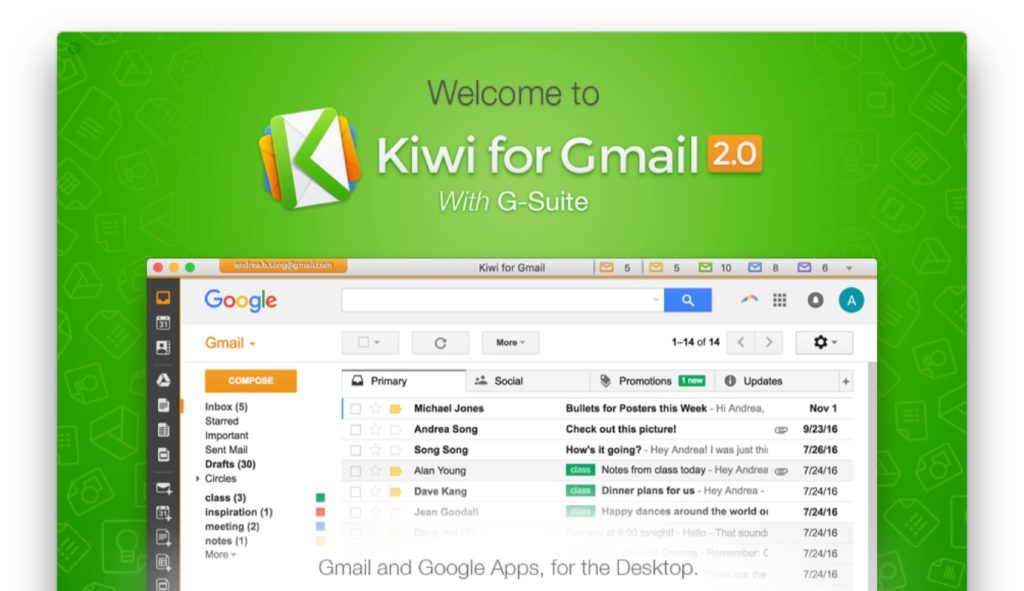 kiwi for gmail lite
