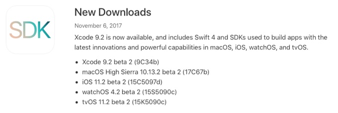macOS High Sierra 10.13.2 beta 2 (17C67b)がリリース