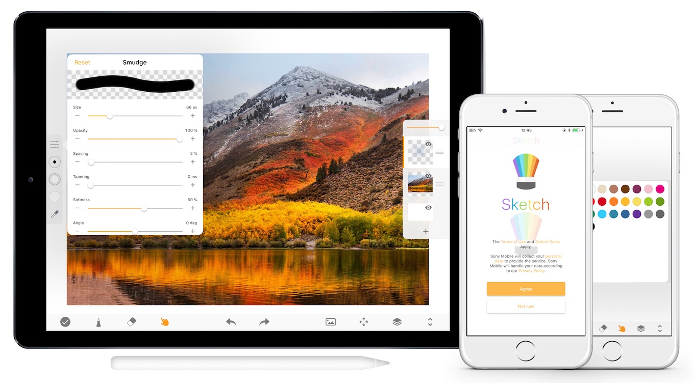 Sony Mobile Ipadやapple Pencilもサポートしたxperia向けスケッチアプリ スケッチ のios版を公開 pl Ch