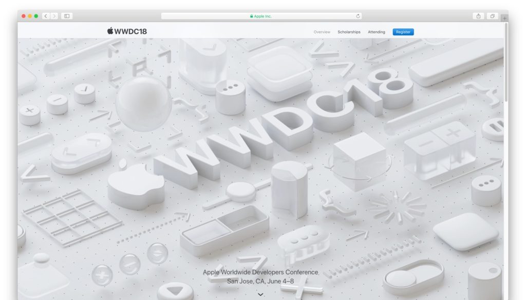 WWDC 2018サイト