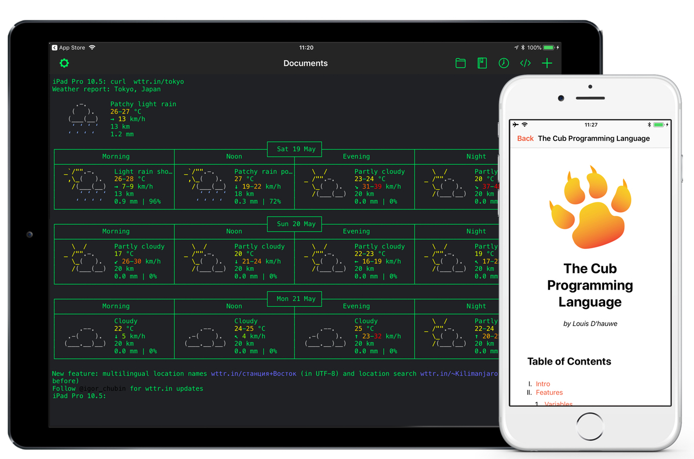 Iosのsandbox内で動くターミナルエミュレータ Openterm V2 0 がスクリプトやタブ Ansiカラーをサポート pl Ch