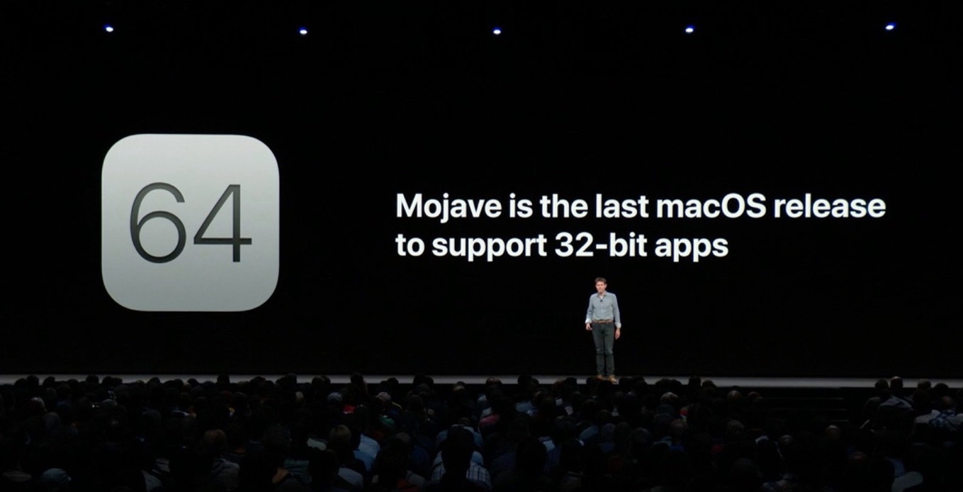 macOS 10.14 Mojaveが32-bitをサポートする最後のmacOS