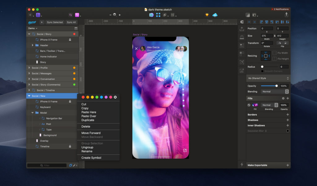 Bohemian、プロトタイプツール「Sketch」をmacOS 10.14 Mojaveのダークモードに対応させると発表。 | AAPL Ch.