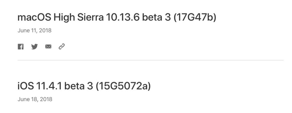 macOS High Sierra 10.13.6 beta 3 (17G47b)