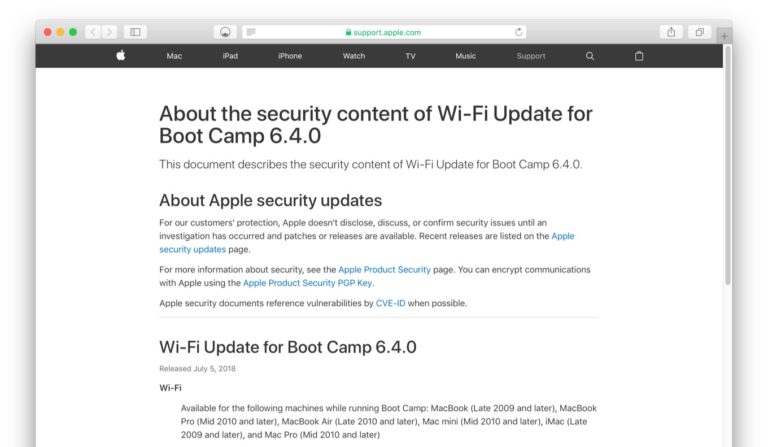 apple mac mini 2010 support for windows 10 with bootcamp