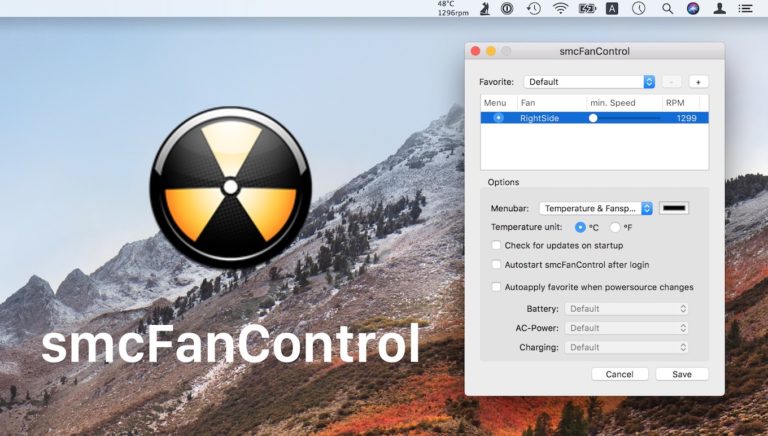 mac pro 2 1 run smcfancontrol