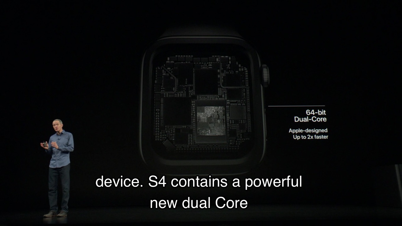 Apple Watch Series 4のApple S4チップ