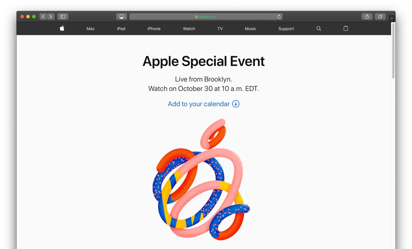 Apple Special Event October 2018