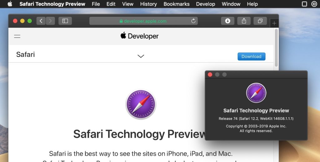 safari technology preview 125 download