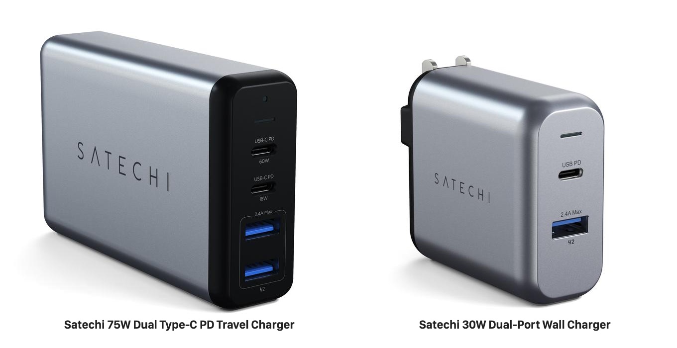 Satechi 75W Dual Type-C PD Travel Charger