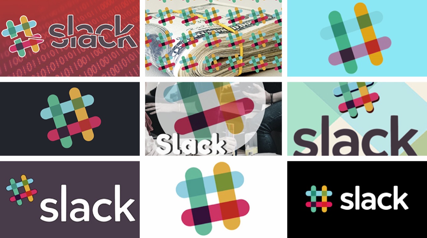 Slackの11色ロゴ