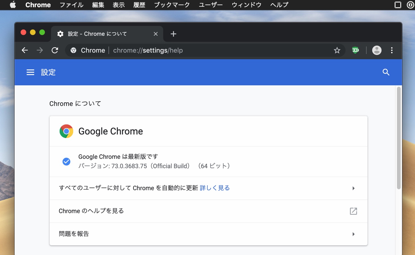 Google Chrome v73