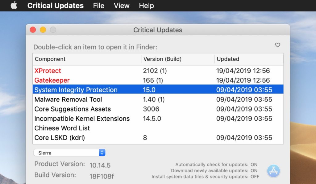 Apple、macOSのウィルス定義データベース「XProtect v2102」をリリース。Windowsの実行ファイルを利用して