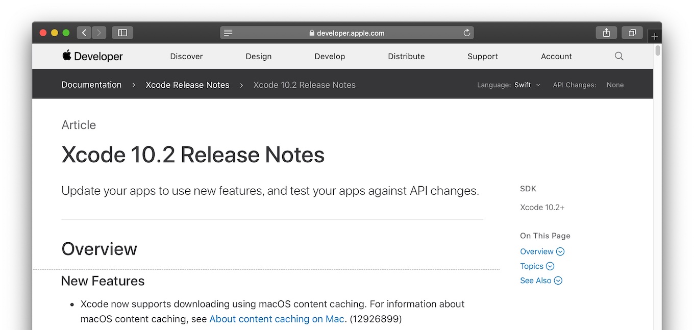 Xcode now supports downloading using macOS content caching. 