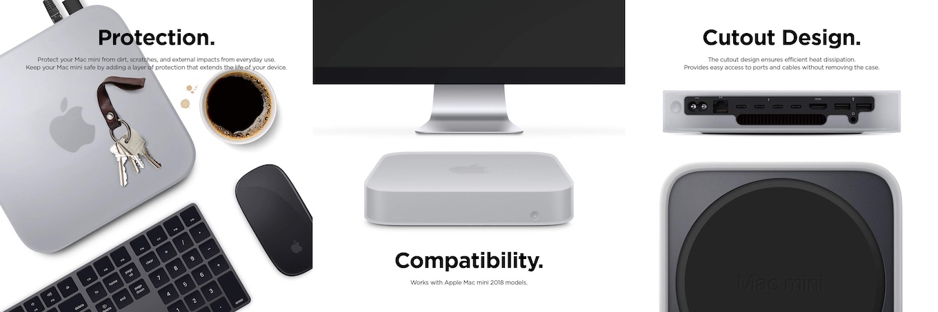 elago Mac Mini 2018シリコンケースの機能