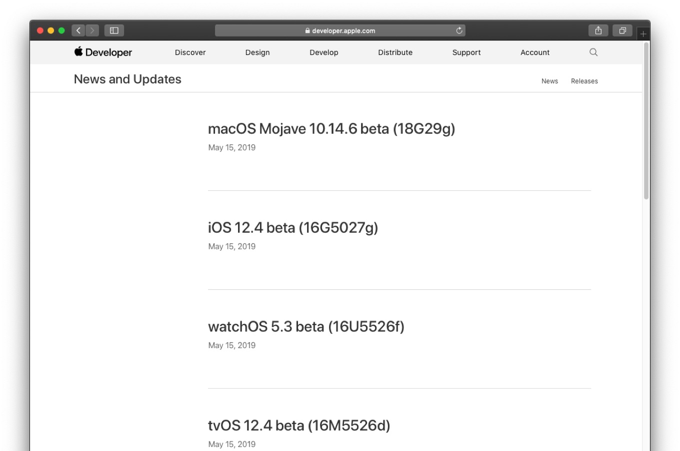  macOS Mojave 10.14.6 beta (18G29g)