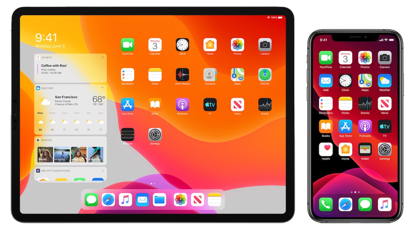 iPadOSとiOS 13