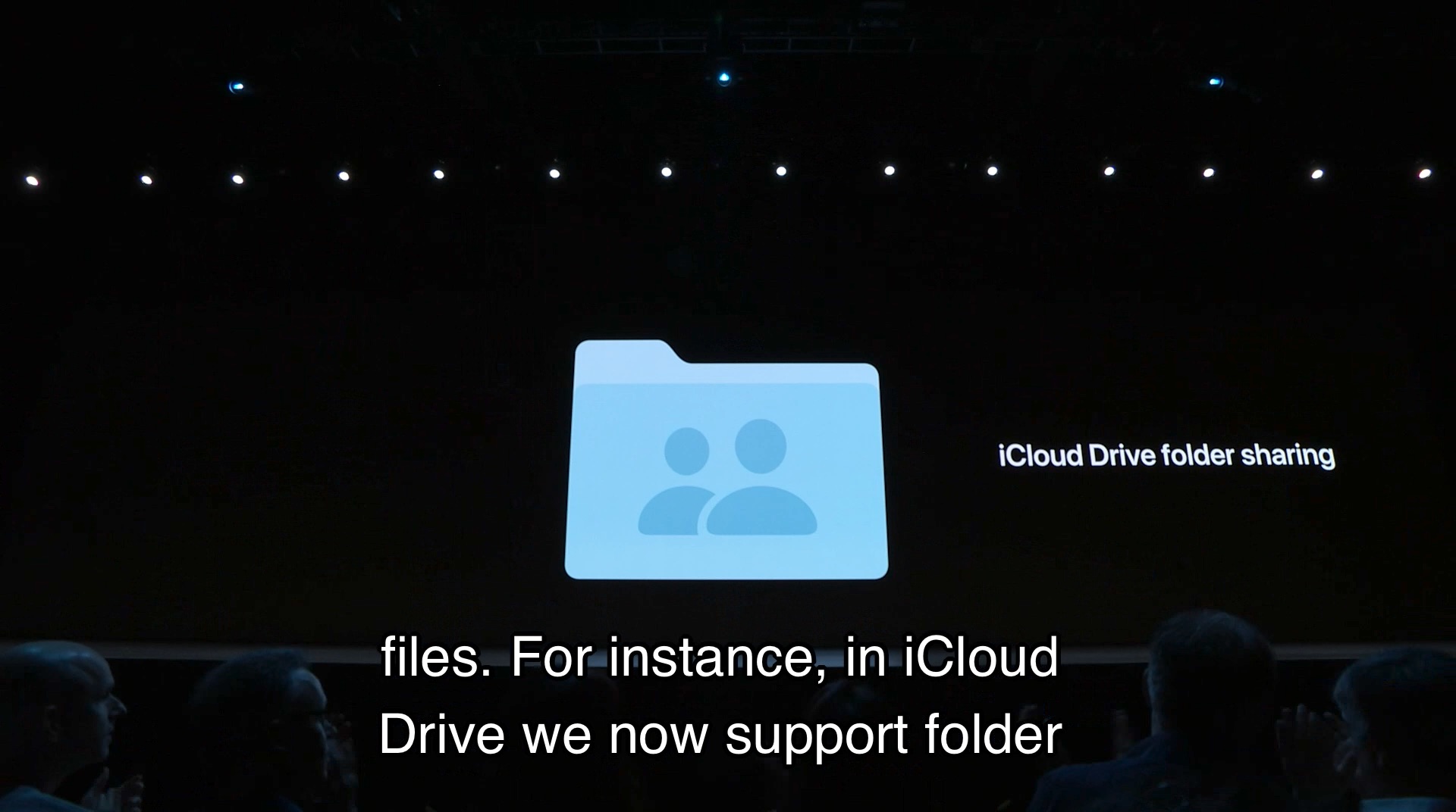 iCloud Drive folder sharing