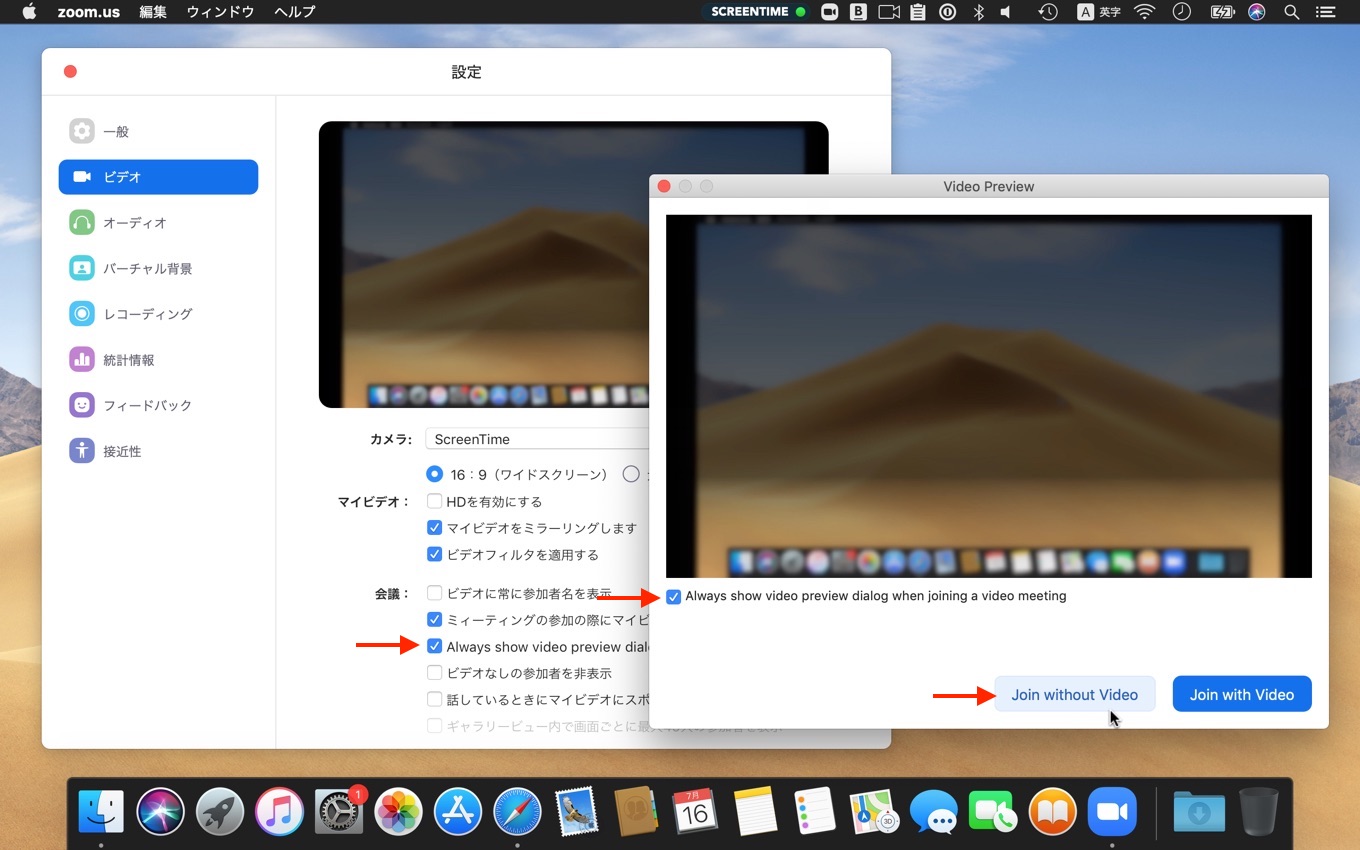 Zoom for Mac New Option