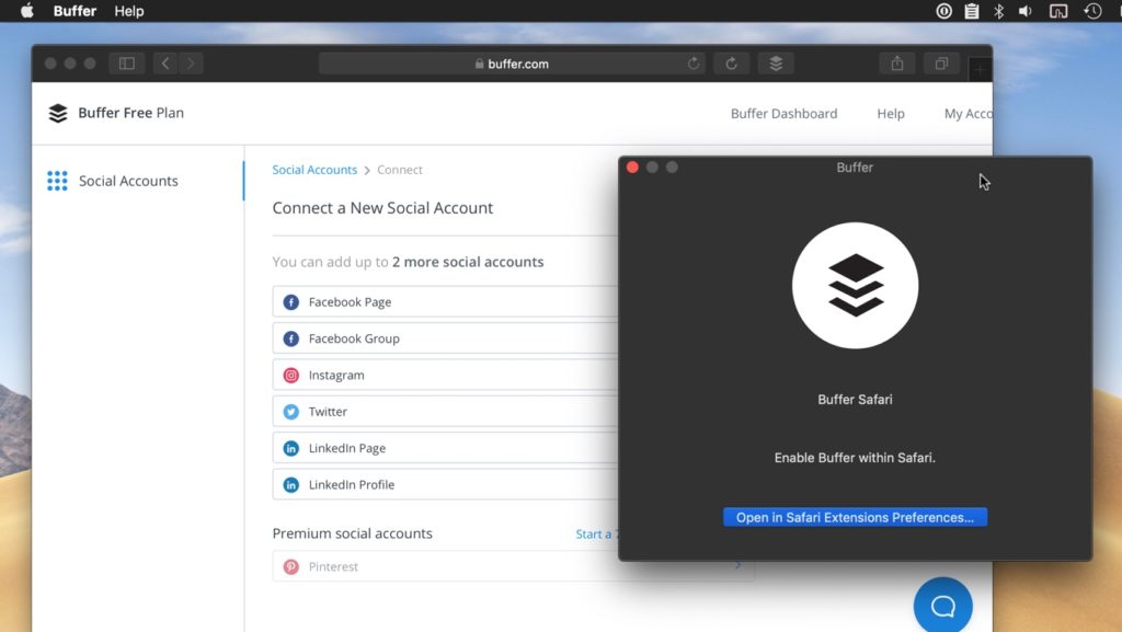 TwitterやFacebookなどに予約投稿できるサービスBufferがSafari用の拡張機能をMac App Storeで公開 ...