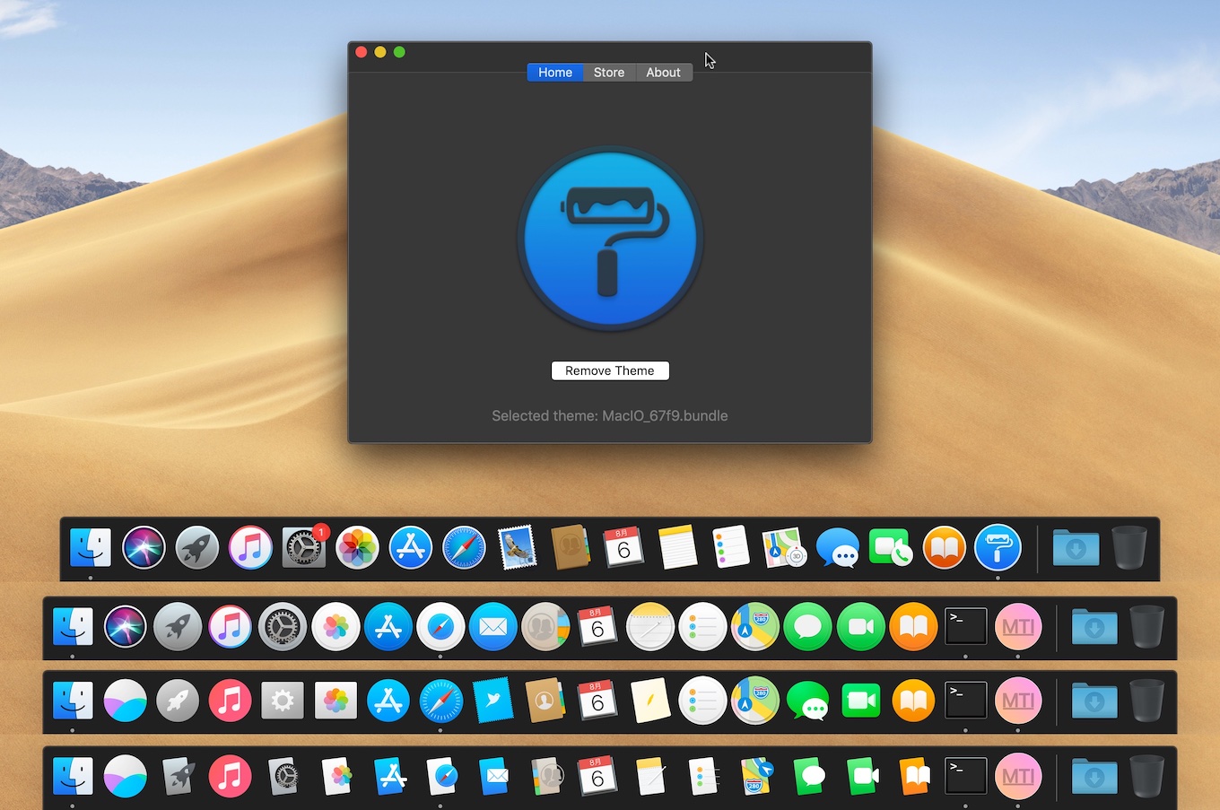 Sipを無効にしたmacのdockアイコンをテーマに合わせて変更できるユーティリティ Mtinstaller が公開 pl Ch