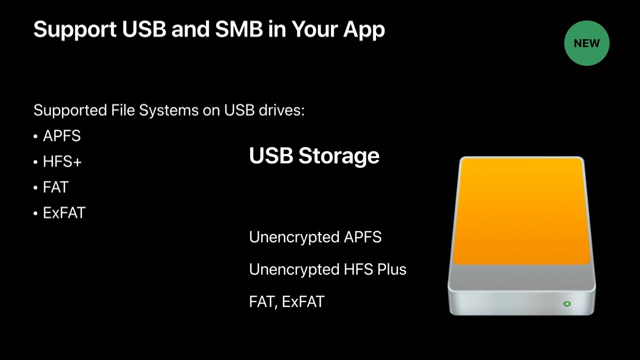 iOS 13とiPadOSでサポートされるUSBストレージ