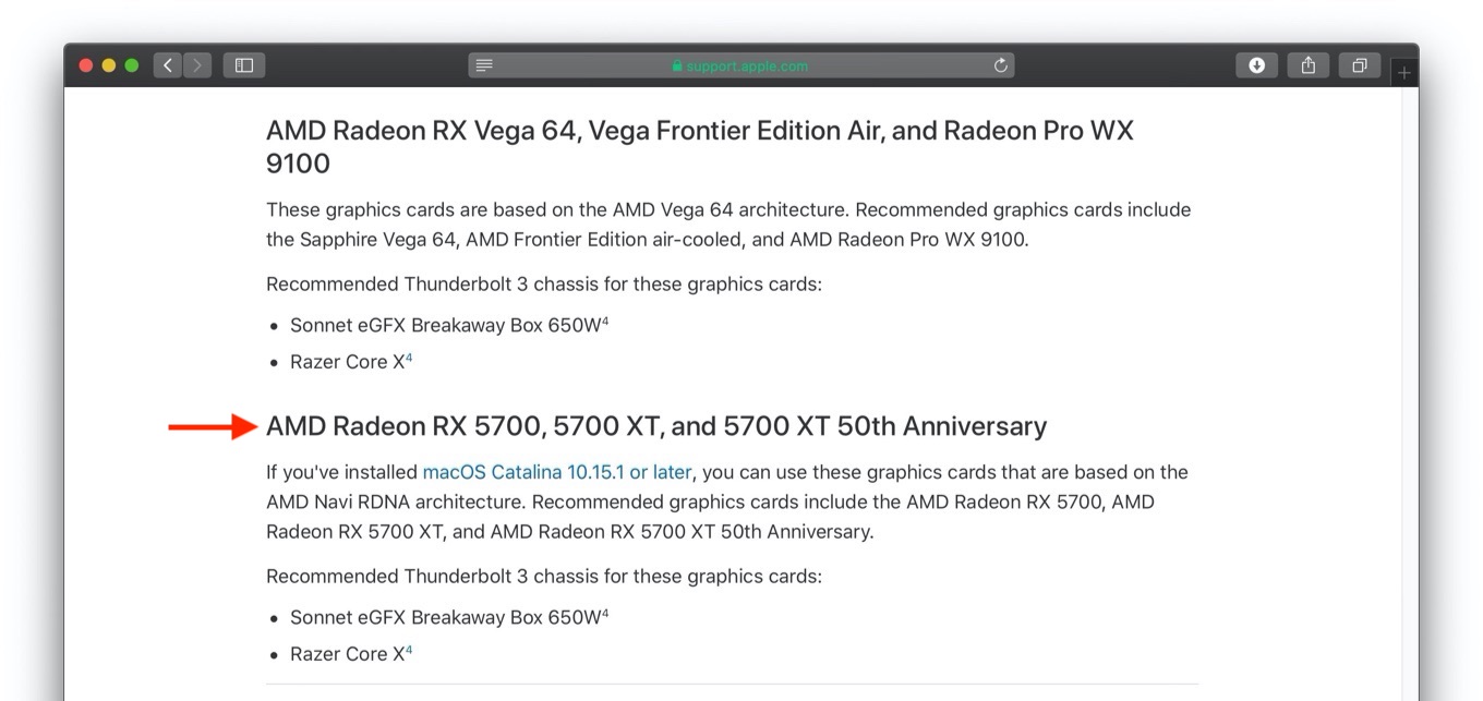 AMD Radeon RX 5700, 5700 XT, and 5700 XT 50th Anniversary