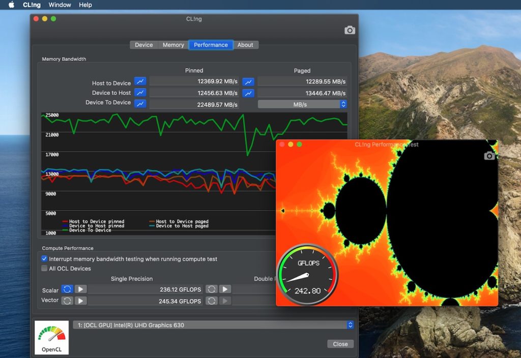 opencl benchmark mac