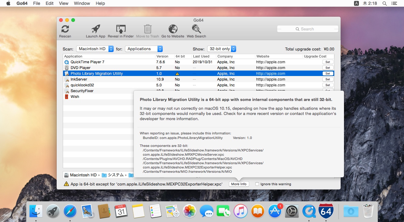 Go64 on OS X 10.10 Yosemite