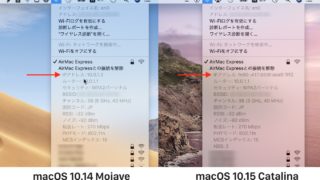 macOS 10.15 CatalinaのIPv6アドレス表示
