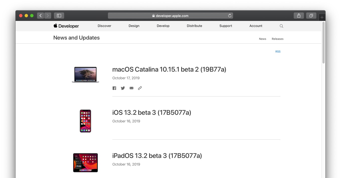macOS Catalina 10.15.1 beta 2 (19B77a)
