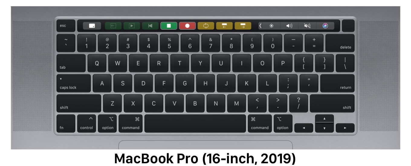 MacBook Pro (16-inch, 2019)の新しいMagic Keyboardのキートップは旧 