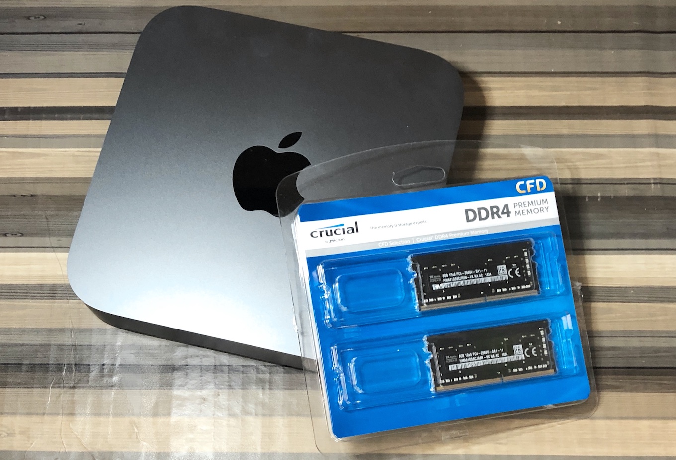 Mac mini (2018)とW4N2666CM-16GB