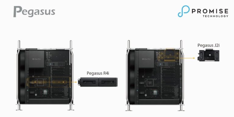Promise、Mac Pro (2019)用3.5インチHDDマウント「Pegasus R4i/J2i」のインストールガイドを公開 ...