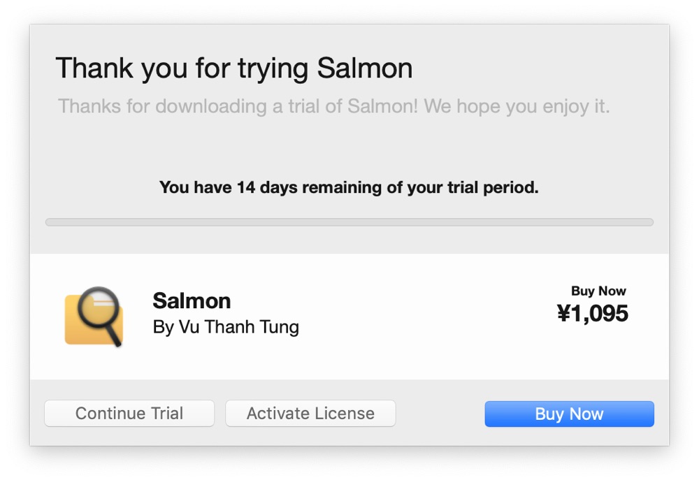 Salmon Trial